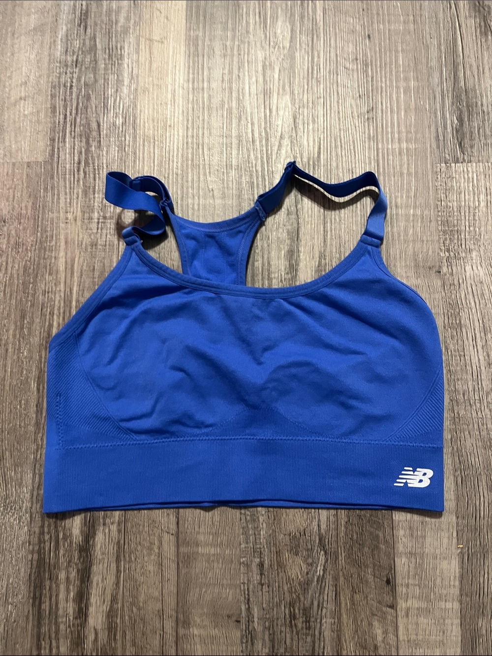New Balance Royal Blue Racerback XL-Impact Sports Bra
